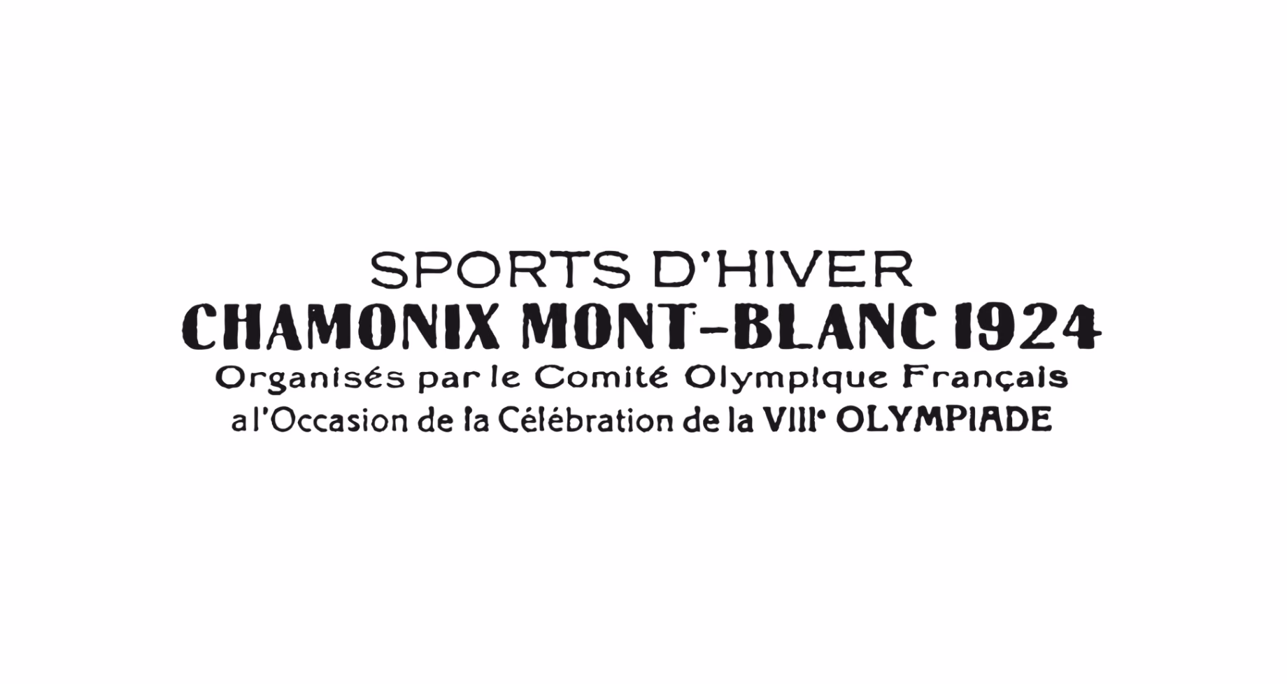 Chamonix 1924 1924 logo