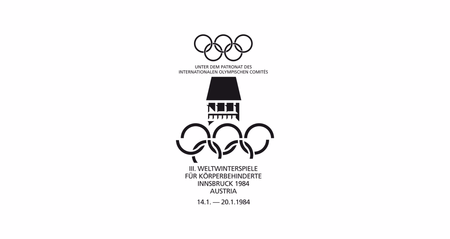 Innsbruck 1984 Paralympics 1984 logo
