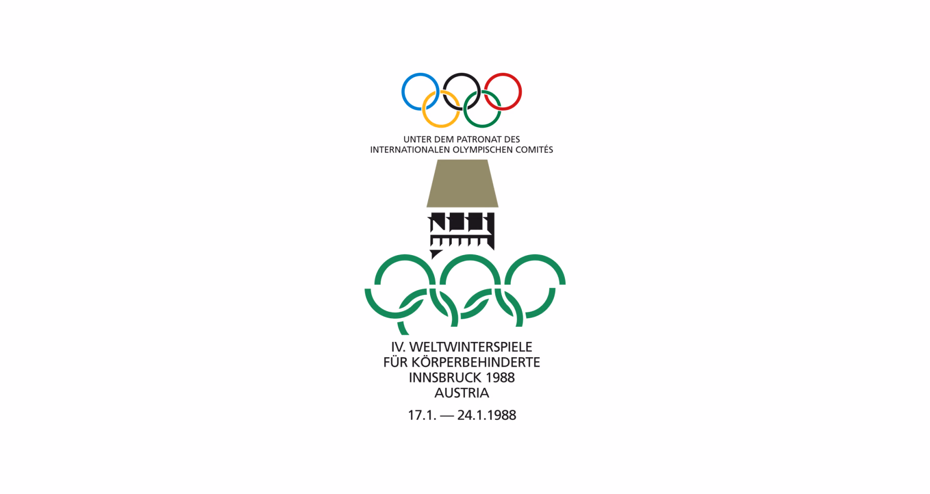 Innsbruck 1988 Paralympics 1988 logo
